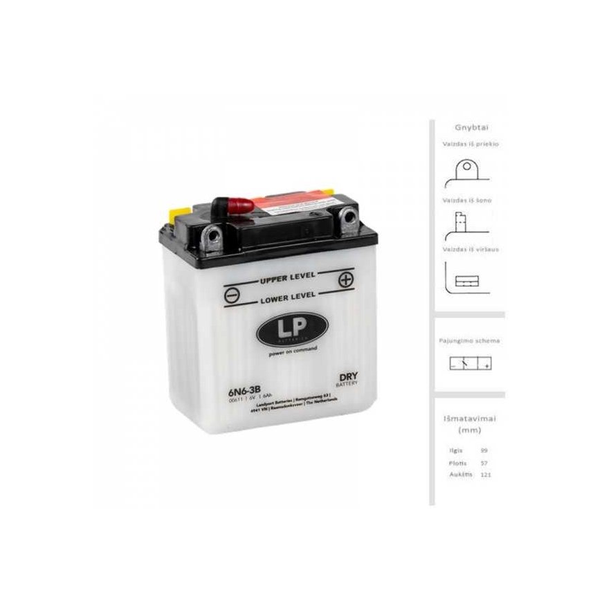 Landport Battery 6 Ah 6V