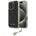 Dėklas Guess GUHCP16XGF4GGR iPhone 16 Pro Max 6.9" juoda/juodas hardcase 4G Charms Collection Dėklas Guess GUHCP16XGF4GGR iPhone 16 Pro Max 6.9" juoda/juodas hardcase 4G Charms Collection