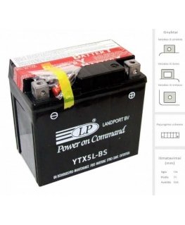 Landport Battery 4 Ah 12V