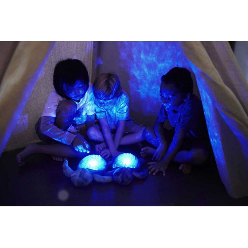 Projector with positive light - Żółw podwodny pink ECO - Cloud b® Tranquil Turtle™ – 5
