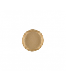Paper baking liners AMBER PAPER, 20 x 4.5 cm, round, brown, 50 pcs.