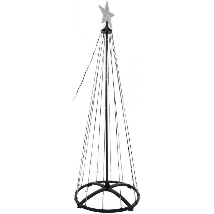 Christmas Decoration CHOINKA DEKORACYJNA 370LED RGB 210CM Black
