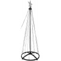 Christmas Decoration CHOINKA DEKORACYJNA 370LED RGB 210CM Black