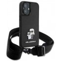 Dėklas Karl Lagerfeld KLHCP16SSAKCPBK iPhone 16 6.1" juoda/juodas hardcase Saffiano Karl&Choupette Metal Pin CBDY Strap Dėklas Karl Lagerfeld KLHCP16SSAKCPBK iPhone 16 6.1" juoda/juodas hardcase Saffiano Karl&Choupette Metal Pin CBDY Strap