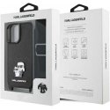 Dėklas Karl Lagerfeld KLHCP16SSAKCPBK iPhone 16 6.1" juoda/juodas hardcase Saffiano Karl&Choupette Metal Pin CBDY Strap Dėklas Karl Lagerfeld KLHCP16SSAKCPBK iPhone 16 6.1" juoda/juodas hardcase Saffiano Karl&Choupette Metal Pin CBDY Strap