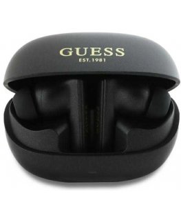 Guess headphones Bluetooth GUTWST88MCTGK TWS + docking station black/black Capsule Printed Logo
