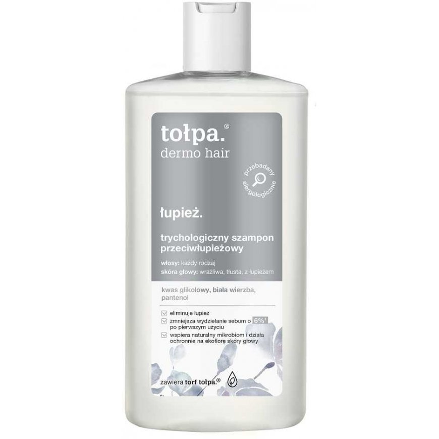 TOŁPA Dermo Hair Dandruff Šampūnas trichological nuo pleiskanų 250 ml – 2