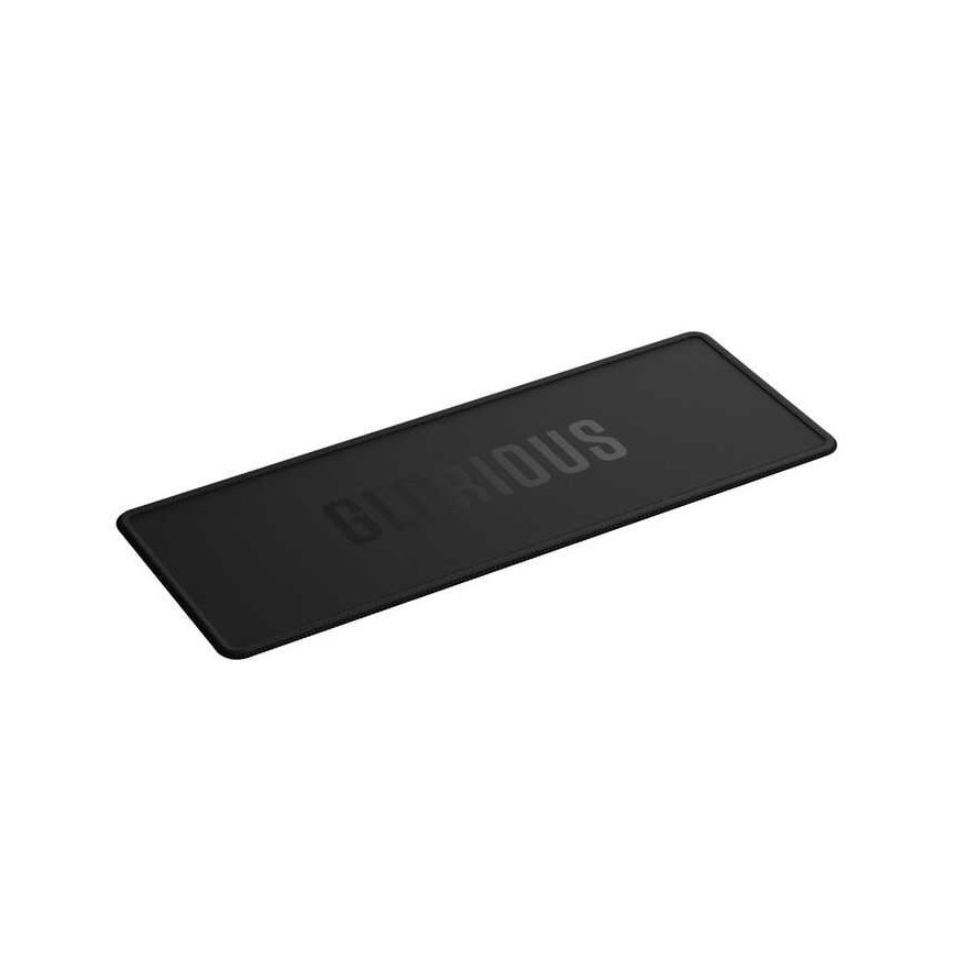 Kilimėlis Glorious Keyboard Mat, genäht - 65%, juodas – 2