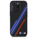 Dėklas BMW BMHMP16X23SSPK iPhone 16 Pro Max 6.9" juoda/juodas hardcase Silicone Random Lines MagSafe
