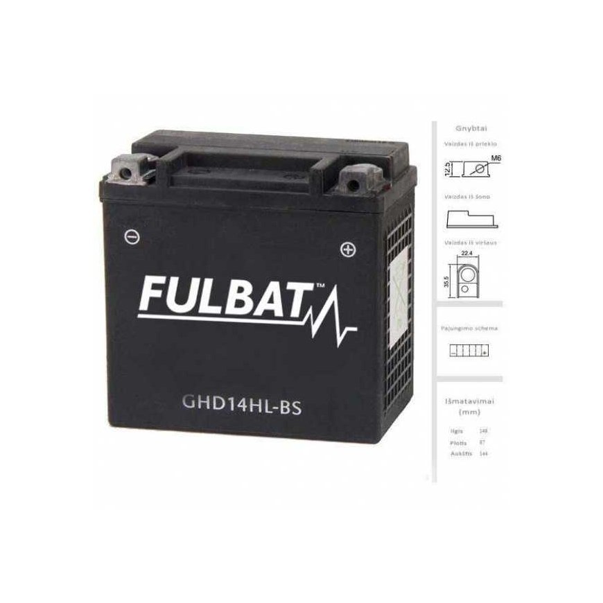 Fulbat Battery 14 Ah 220 12V