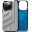 Case BMW BMHMP16X23SLIG iPhone 16 Pro Max 6.9" gray/grey hardcase Silicone Turning Lines MagSafe