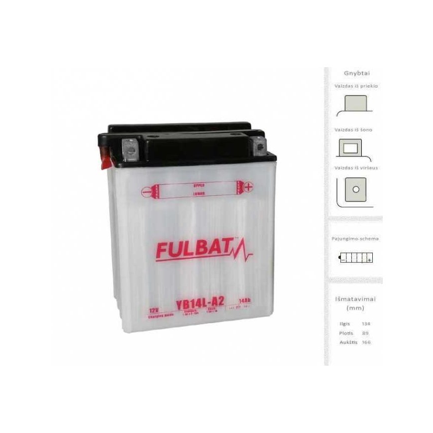 Fulbat Battery 14 Ah 175 12V
