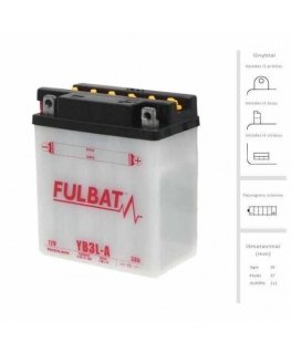 Fulbat Akumuliatorius 3 Ah 32 12V