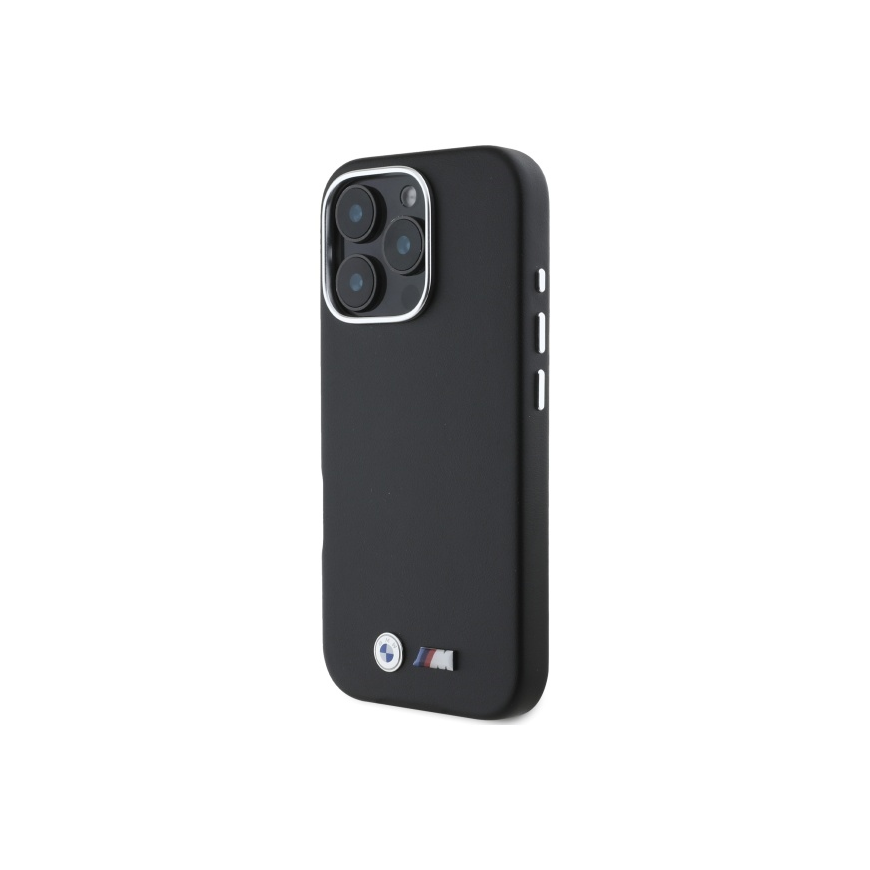 Case BMW BMHCP16L23PMWK iPhone 16 Pro 6.3" black/black hardcase M Smooth Full Wrapped Metal – 4