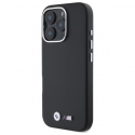Dėklas BMW BMHCP16L23PMWK iPhone 16 Pro 6.3" juoda/juodas hardcase M Smooth Full Wrapped Metal Dėklas BMW BMHCP16L23PMWK iPhone 16 Pro 6.3" juoda/juodas hardcase M Smooth Full Wrapped Metal