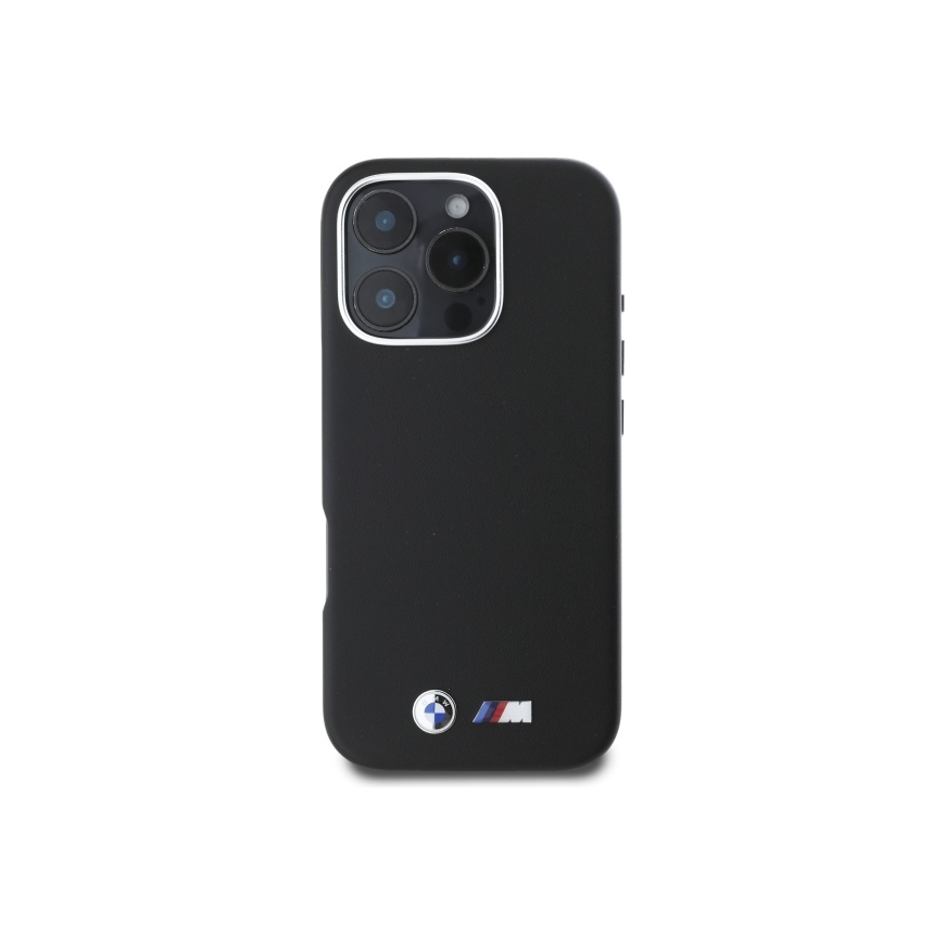 Case BMW BMHCP16L23PMWK iPhone 16 Pro 6.3" black/black hardcase M Smooth Full Wrapped Metal – 5