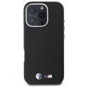 Case BMW BMHCP16L23PMWK iPhone 16 Pro 6.3" black/black hardcase M Smooth Full Wrapped Metal Case BMW BMHCP16L23PMWK iPhone 16 Pro 6.3" black/black hardcase M Smooth Full Wrapped Metal