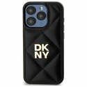 Dėklas DKNY DKHCP15MPQDSLK iPhone 15 Plus 6.7" juoda/juodas Quilted Stack Logo Dėklas DKNY DKHCP15MPQDSLK iPhone 15 Plus 6.7" juoda/juodas Quilted Stack Logo