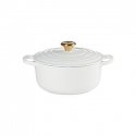 Le Creuset Cast iron pot round Ø24cm | 4.2L white Le Creuset Cast iron pot round Ø24cm | 4.2L white