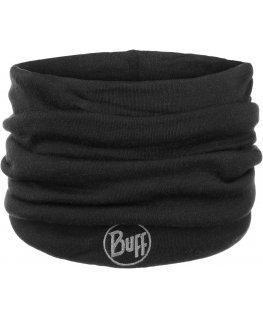 Bandana BUFF MERINO HEAVYWEIGHT NECK WARMERSOLID BLACK