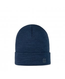 gorro BUFF MERINO HEAVYWEIGHT BEANIE SOLID NIGHT BLUE