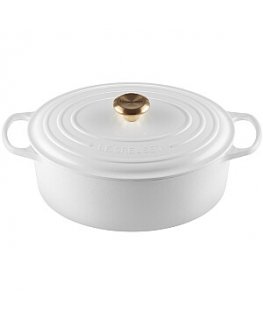 Le Creuset Cast iron pot oval 31cm | 6.3L white