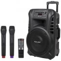 Active loudspeaker (with 2 wireless microphones, SD, Bluetooth, USB) 15" 120W Active loudspeaker (with 2 wireless microphones, SD, Bluetooth, USB) 15" 120W