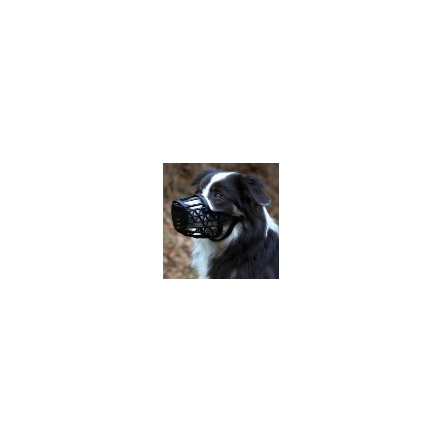 Muzzle for dogs - Trixie Muzzle, Nylon. Size L-XL, Snoup strap 3 – 2