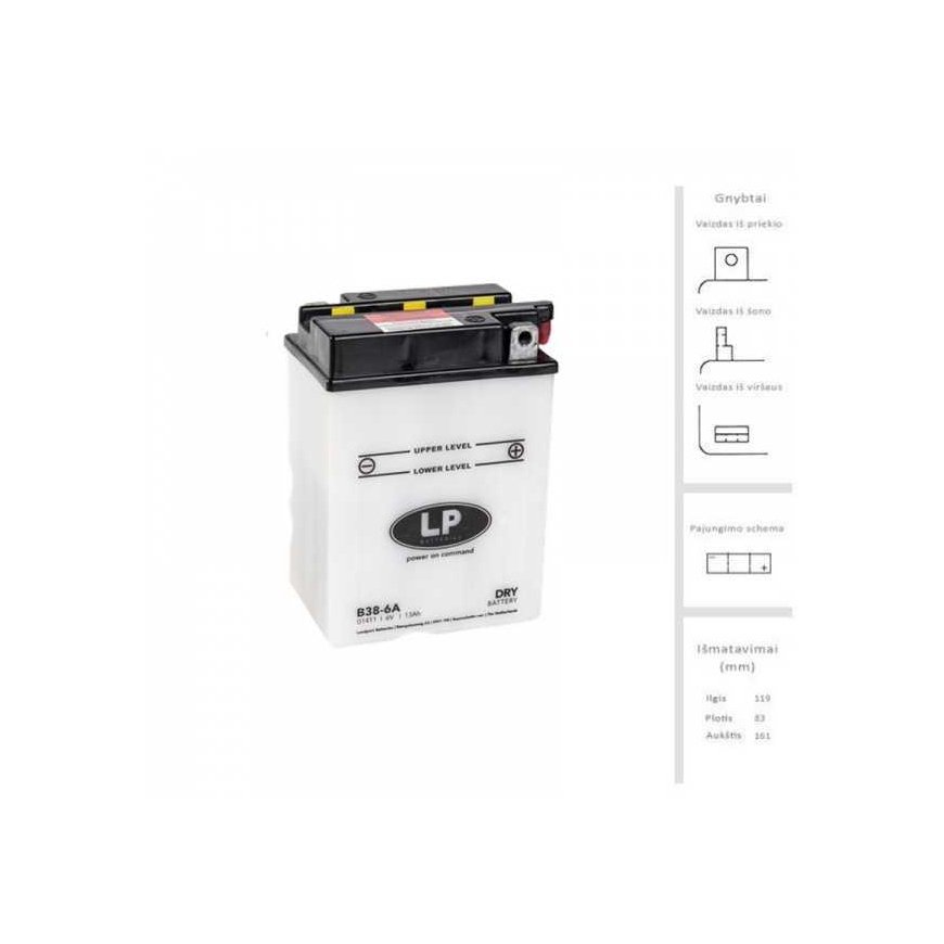 Landport Battery 13 Ah 6V