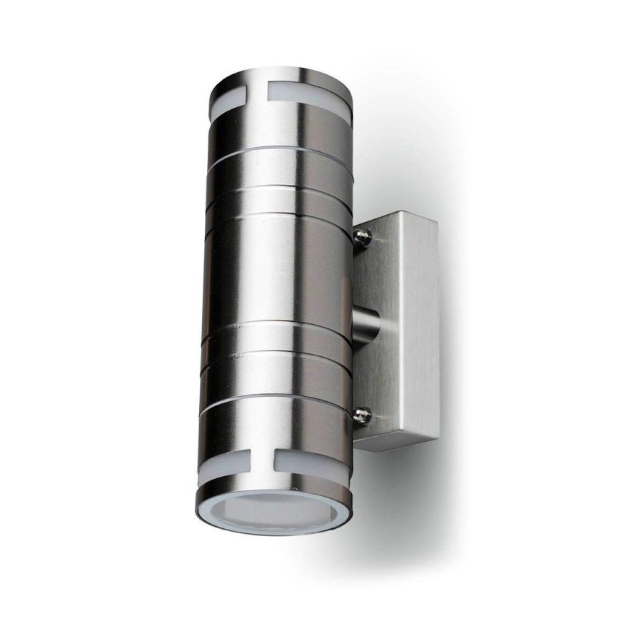 Seinavalgusti V-TAC VT-7632 230V IP44 GU10 (SKU 7504) Hõbedane