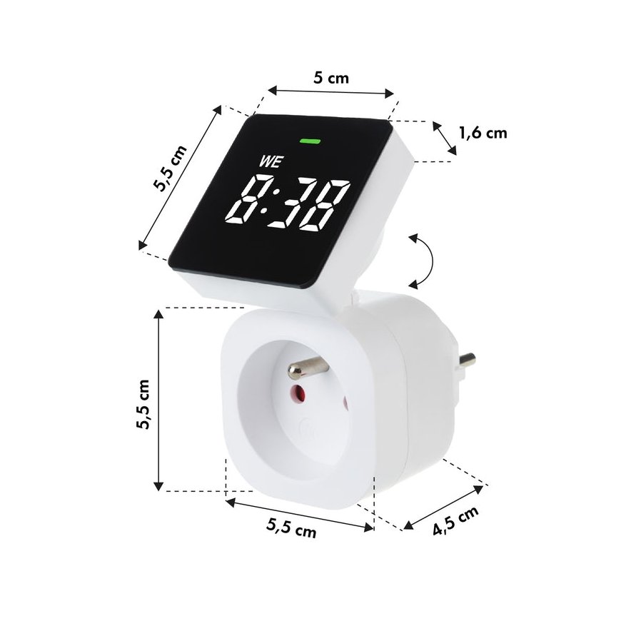 Digital timer 16A IP20 GB610 – 2