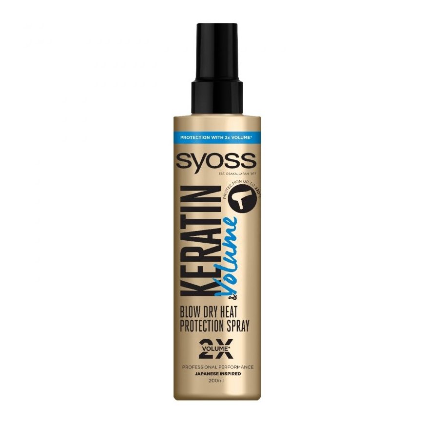SYOSS_Keratin & Volume spray do włosów termoochronny nadajacy objętość 200ml