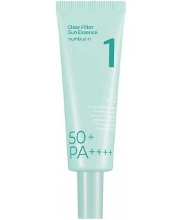 Numbuzin No.1 Clear Filter Sun Essence SPF50+ PA+++ nahwijająca esencja do twarzy su filtrem 50ml