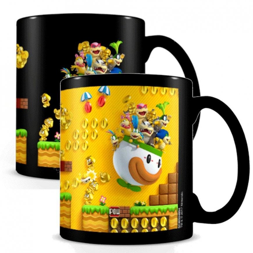 Pyramid Super Mario Gold Coin Rush puodelis| Reaguojantis į karštį 315ml – 3