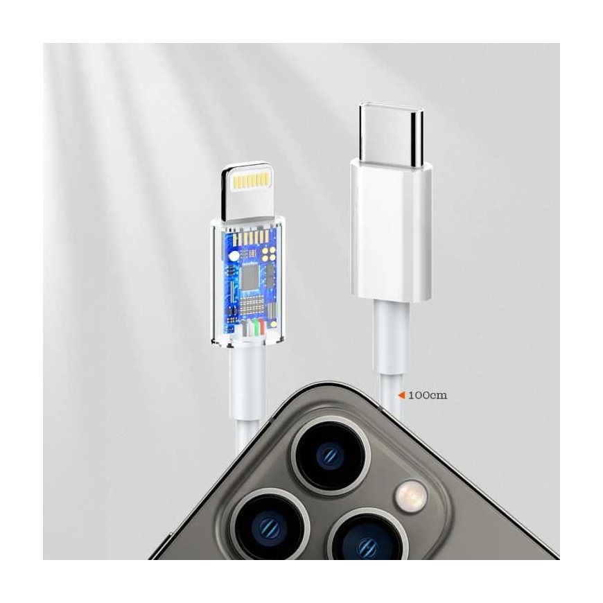 LDNIO MFI01 įkrovimo laidas Apple įrenginiams