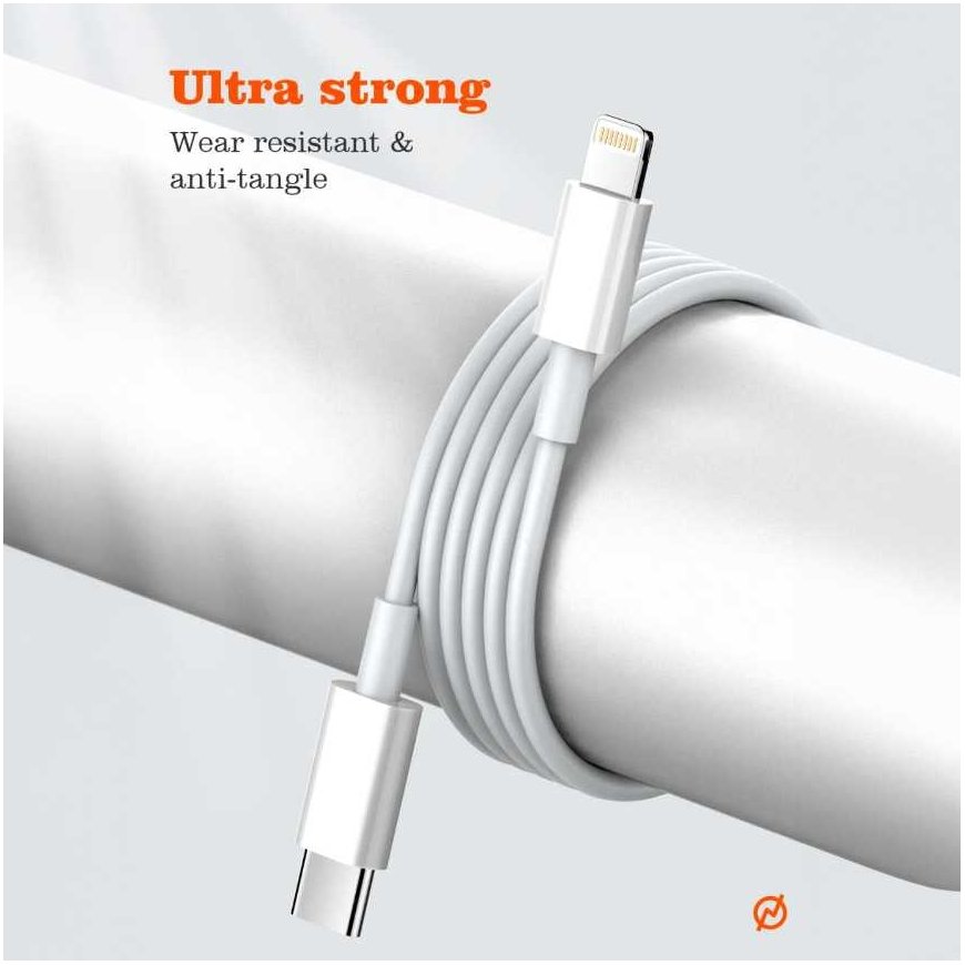 LDNIO MFI01 įkrovimo laidas Apple įrenginiams – 3