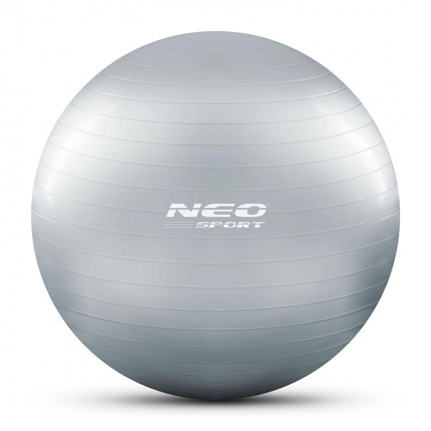 Neo-Sport Mankštos kamuolys 75 cm NS-952 sidabrinis – 3
