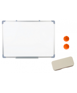 Lean Toys Magnetic Dry Erase Board Sponge 2 Magnets 45x60cm