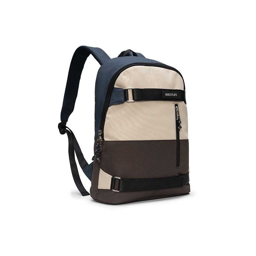 Kuprinė na notebook 14,1", COL-Skate, ruda, poliester, Bestlife – 2