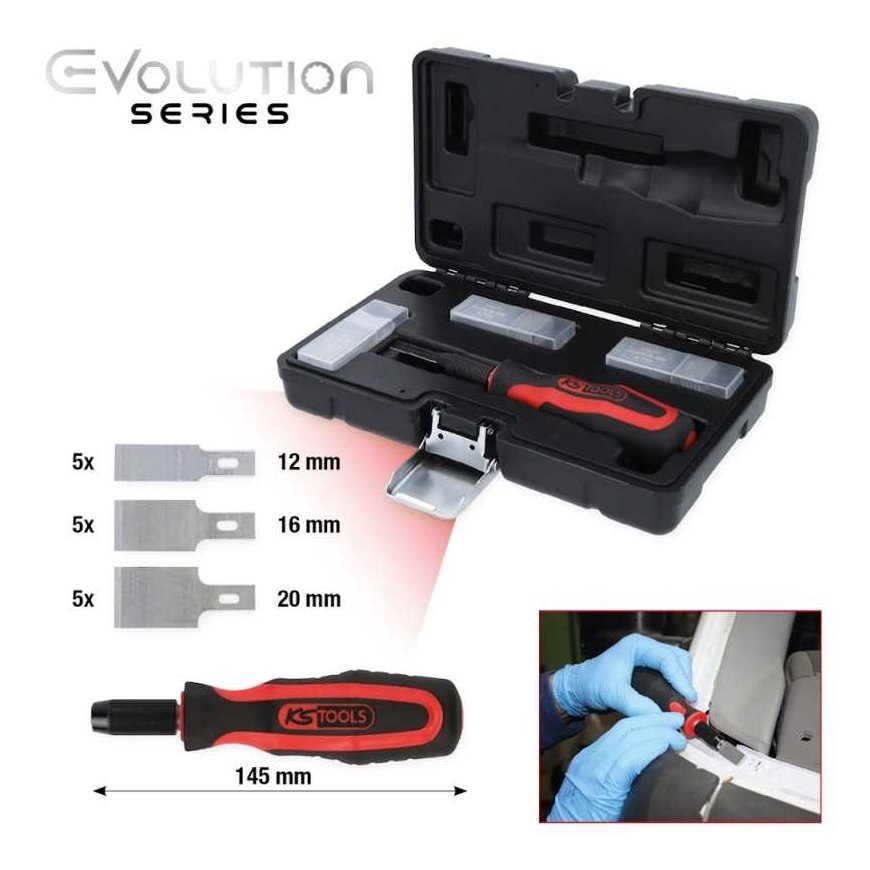 16 dalių plokščių gremžtukų rinkinys KS TOOLS – 4