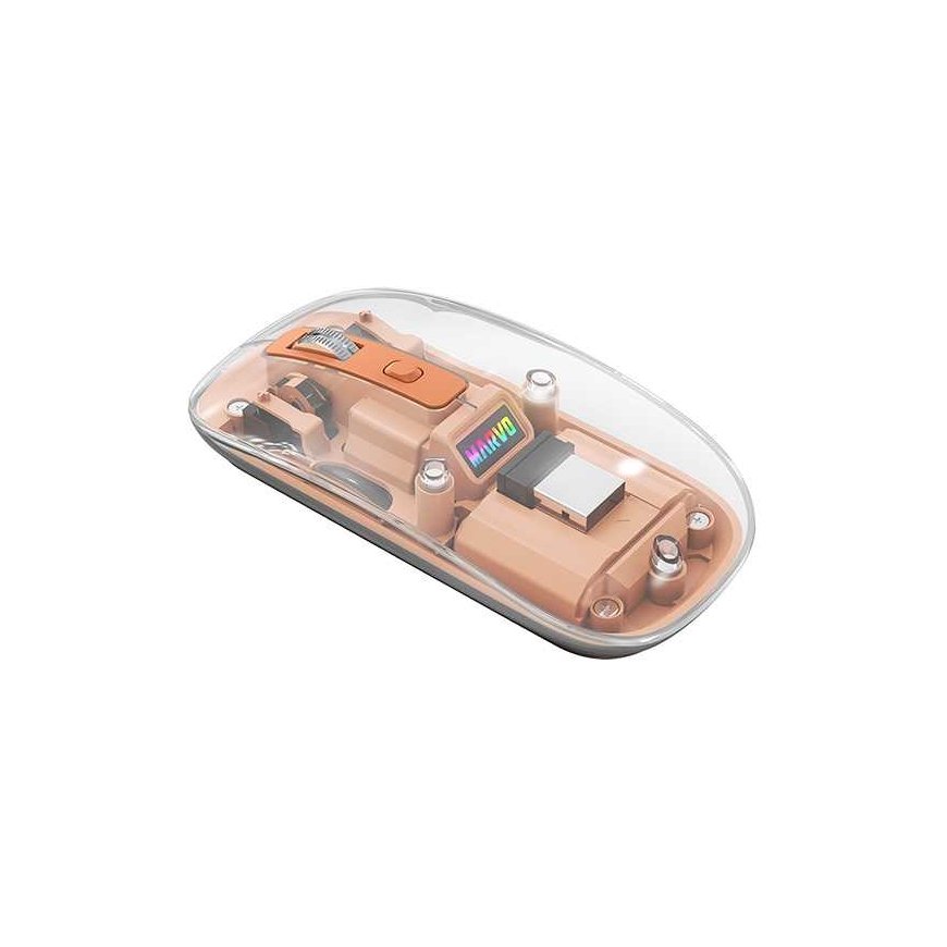 Orange Wireless mouse, Marvo PRISM B10 Orange, orange, optical, 1600DPI