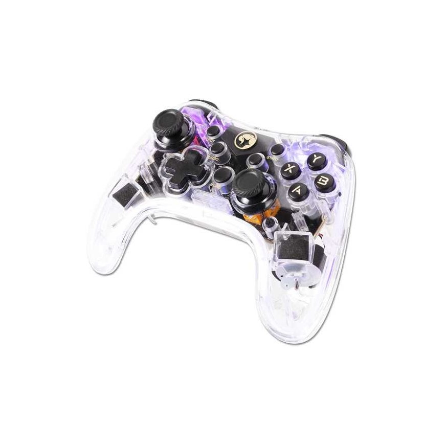 Gamepad Marvo GHOST 40, belaidis, 17przycisk, permatomas – 3