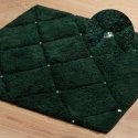 Eurofirany CHIC soft rug, decorated with a geometric pattern with crystals, 50X70 cm, color: black Eurofirany CHIC soft rug, decorated with a geometric pattern with crystals, 50X70 cm, color: black
