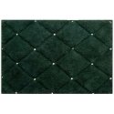 Eurofirany CHIC minkštas kilimėlis, dekoruotas geometriniu raštu su kristalais, 50X70 cm, spalva: juoda Eurofirany CHIC minkštas kilimėlis, dekoruotas geometriniu raštu su kristalais, 50X70 cm, spalva: juoda