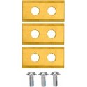 Neo Tools Knife set for cutting robot 04-621, 3 pcs., coated with titanium. Neo Tools Knife set for cutting robot 04-621, 3 pcs., coated with titanium.