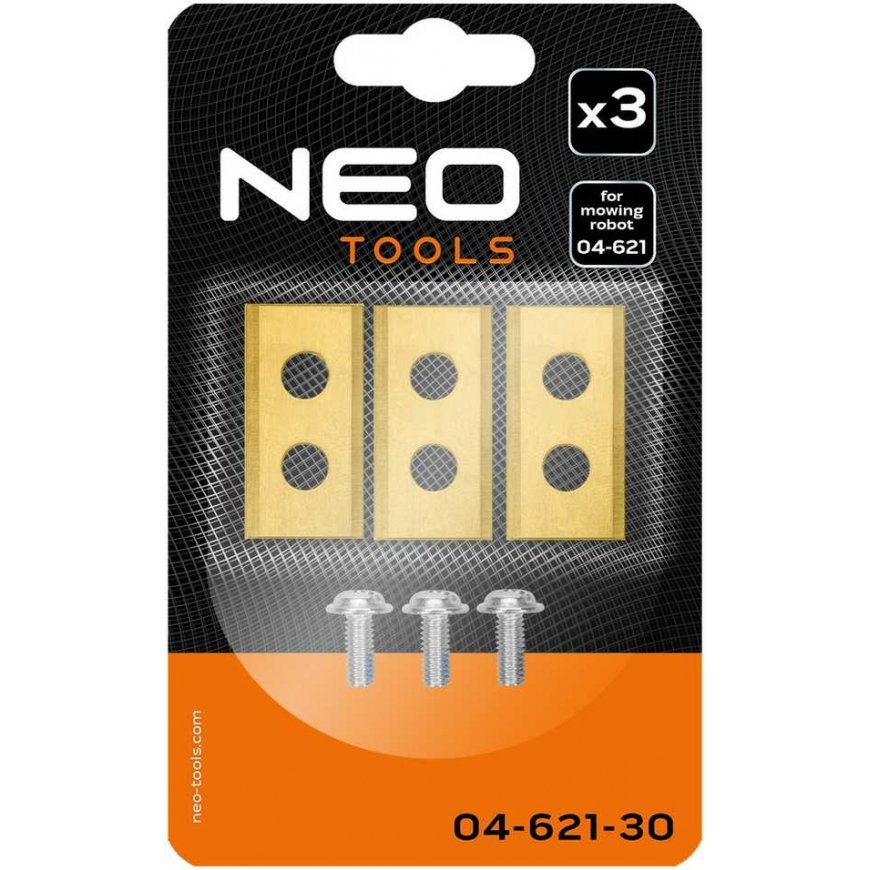 Neo Tools Knife set for cutting robot 04-621, 3 pcs., coated with titanium. – 5