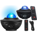 Lean Toys Star Projector LED Lamp Bluetooth Speaker Remote