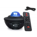 Lean Toys Star Projektorius LED Lamp Bluetooth Speaker Remote Lean Toys Star Projektorius LED Lamp Bluetooth Speaker Remote