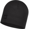 Czapka BUFF MERINO HEAVYWEIGHT BEANIE SOLID BLACK