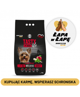 BIOFEED TASTY DGS LIFE TÄISKASVANUD VÄIKESED VEISELIHAGA 8KG
